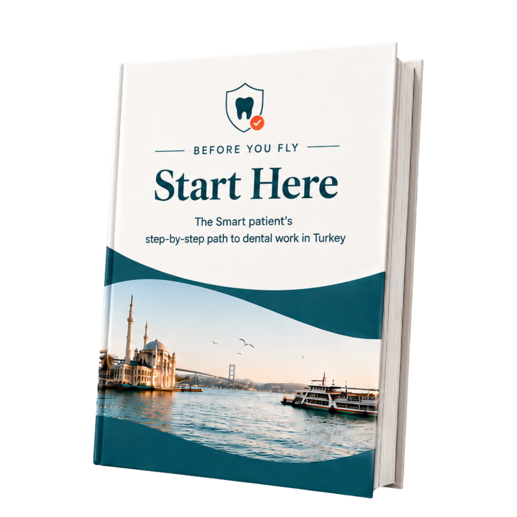 Before You Fly: Start Here guide, 3D book cover